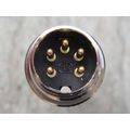 5 Pin DIN Plug Locking Metal Cased NOS Professi...