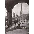 Rouen La Cathedrale vue du monument de Saint Ro...
