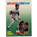 1989 Fleer All Star Team insert baseball card #...