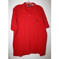 Chaps Men's Red 2 Button V Neck 100% Cotton Pol...