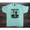 Wanted for a Second Term Trump 2024 T-Shirt (La...