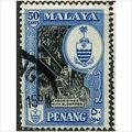 PENANG 1960 SG 62 - #3 fine used (o)