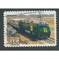 AUS 1993 45c (S/A) 'TRAINS- THE GHAN' FINE USED...