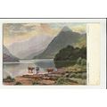 Wales LLYN PERIS Art Postcard by Hildesheimer (...