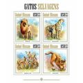 GUINE BISSAU 2013 SHEET MNH WILD CATS RAUBKATZE...