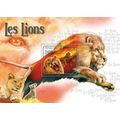 CENTRAL AFRICA 2011 SHEET MNH LIONS WILD CATS W...
