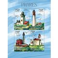 CENTRAL AFRICA 2013 SHEET MNH LIGHTHOUSES FAROS...
