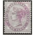 1881 SG172 1d Lilac 16 Dots Mounted Mint . .. .
