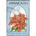 JAMAICA, CHRISTMAS, Poinsettia, blue 2001, $15, #2