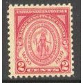 682 2c Massachusetts Just Clears MNH Q0134