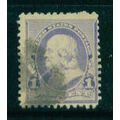 Used 219 1c Benjamin Franklin Barely Clears M01940