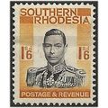 Southern Rhodesia 1937 SG49 1/6d Black & Orange...