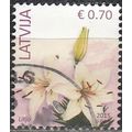 Latvija 2015 Fleur 0.70 Euro O Cachet rond