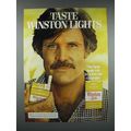 1979 Winston Lights Cigarette Ad - Taste Winston
