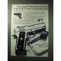 1986 Colt Officer's ACP Pistol Ad - Get 45 ACP Power
