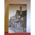 15th C HALF TIMBERED GABLE, LACOCK, WILTSHIRE. ...