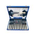 Silver Plated Antique Robert Stewart Cutlery Se...