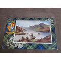 Clan Gordon Tartan Postcard - Loch Lomond - A16...