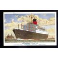 LS2567 - Cunard Liner - Saxonia - Artist n/k - ...