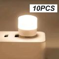 10pcs USB Mini Portable LED Night Light Small R...