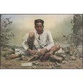 A Cobbler, Bombay, c.1905 - Clifton & Co Postcard