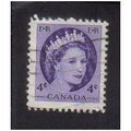 1954 canada queen elizabeth11 4c f/u sg466