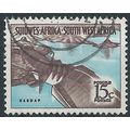 South West Africa 1963 SG182 15c Chocolate & Li...