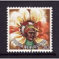 PAPUA NEW GUINEA 1977 HEAD DRESSES 30t ASARO VA...