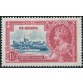 St Helena 1935 1½d deep blue & carmine Silver J...
