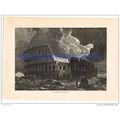 COLOSSEUM BY MOONLIGHT, ROME, ITALY, BOOK ILLUS...