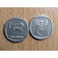 Suid Africa South Africa 2005 1 Rand Isewula Coin