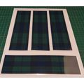 Tartan Bookmarks Book Purple/Green Markers Gift...