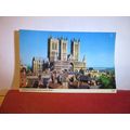 LINCOLN CATHEDRAL from Castle wall used vintage...