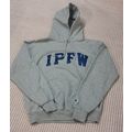 Champion IPFW grey hoodie size medium
