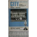 1967 programme Manchester City v. Leeds