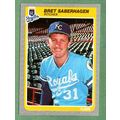 Bret Saberhagen #212 [Rookie] 1985 Fleer