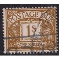 GB 1968 QE2 1/-d Ochre Postage Due Used SG D74 ...