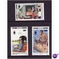 CAMEROUNS 1983 COMMUNICATIONS YEAR SET 3 VALS U...
