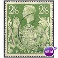1942 SG476a 2/6d Yellow-Green Fine Used .