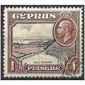 Cyprus 1934 SG136 1pi Black & Red-Brown Very Fi...