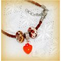 Summer Gift Braided Bracelet or Necklace Love H...