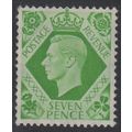 Sg471 7d Emerald Green fine lightly m/mint (G31a)