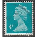 1971-96 Machin . 4p.Value. Greenish-Blue Phopho...
