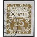 Po Mi 5: 25 h. olive Postage Due Stamp.