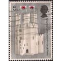 GB, Queen Eleanor's Gate, Caernarvon Castle, si...