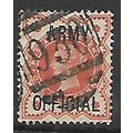GREAT BRITAIN QV 1896 1/2d VERMILION ARMY OFFIC...
