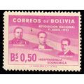 Bolivia 1953 Independence Bs 0,50 Used Stamp
