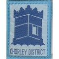Scout Badge UK- Chorley - 23mm Castle - White B...