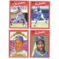 Four 1990 Donruss Bo Jackson baseball cards 1, ...