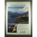 1985 Canada Tourism Ad - Creature Comforts